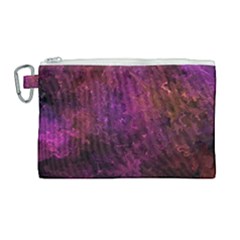 Red Melty Abstract Canvas Cosmetic Bag (large) by Dazzleway