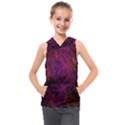 Red melty Abstract Kids  Sleeveless Hoodie View1