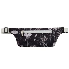 Dark Floral Artwork Active Waist Bag by dflcprintsclothing