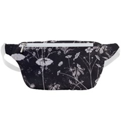 Dark Floral Artwork Waist Bag  by dflcprintsclothing