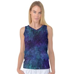 Glassy Melty Abstract Women s Basketball Tank Top by Dazzleway