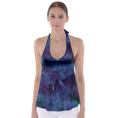 Glassy Melty Abstract Babydoll Tankini Top by Dazzleway