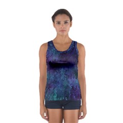 Glassy Melty Abstract Sport Tank Top  by Dazzleway