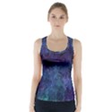 Glassy melty abstract Racer Back Sports Top View1