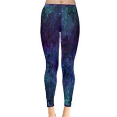 Glassy Melty Abstract Inside Out Leggings by Dazzleway