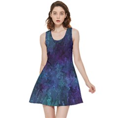 Glassy Melty Abstract Inside Out Reversible Sleeveless Dress