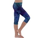 Glassy melty abstract Kids  Lightweight Velour Capri Leggings  View3