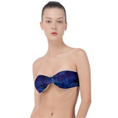 Glassy Melty Abstract Classic Bandeau Bikini Top  by Dazzleway