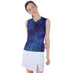 Glassy Melty Abstract Women s Sleeveless Sports Top by Dazzleway