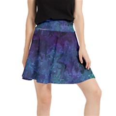 Glassy Melty Abstract Waistband Skirt