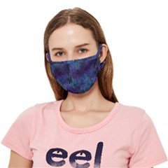 Glassy Melty Abstract Crease Cloth Face Mask (adult)