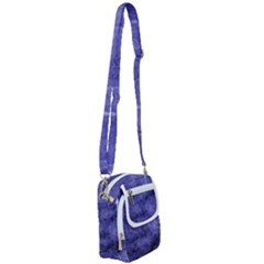 Lilac Abstract Shoulder Strap Belt Bag by Dazzleway