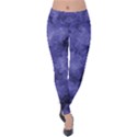 Lilac abstract Velvet Leggings View1