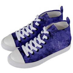 Lilac Abstract Women s Mid-top Canvas Sneakers by Dazzleway