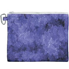 Lilac Abstract Canvas Cosmetic Bag (xxxl) by Dazzleway