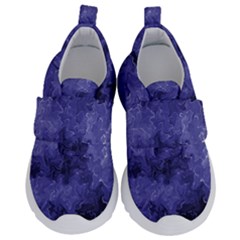 Lilac Abstract Kids  Velcro No Lace Shoes by Dazzleway