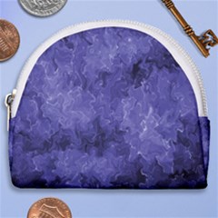 Lilac Abstract Horseshoe Style Canvas Pouch by Dazzleway