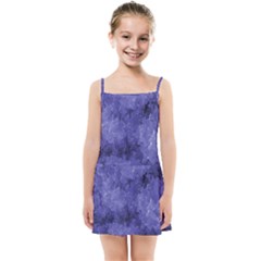 Lilac Abstract Kids  Summer Sun Dress by Dazzleway