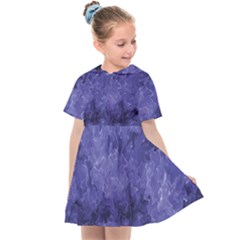 Lilac Abstract Kids  Sailor Dress by Dazzleway