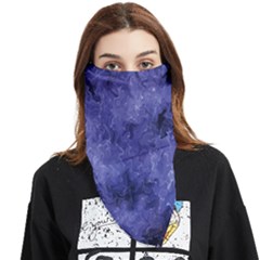 Lilac Abstract Face Covering Bandana (triangle) by Dazzleway