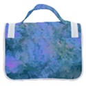 Lilac and green abstract Satchel Handbag View3