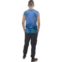 Lilac and green abstract Men s Regular Tank Top View2