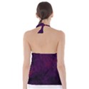 Red and purple abstract Babydoll Tankini Top View2