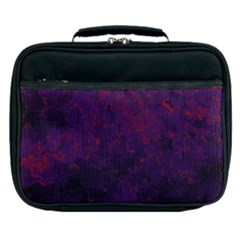 Red And Purple Abstract Lunch Bag by Dazzleway