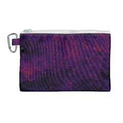 Red And Purple Abstract Canvas Cosmetic Bag (large) by Dazzleway