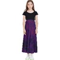 Red and purple abstract Kids  Skirt View1