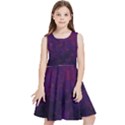 Red and purple abstract Kids  Skater Dress View1