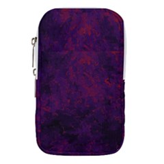 Red And Purple Abstract Waist Pouch (small) by Dazzleway