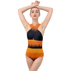 Safari Cross Front Low Back Swimsuit