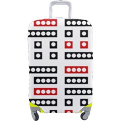 Geometric Sequence Print Pattern Design Luggage Cover (large) by dflcprintsclothing