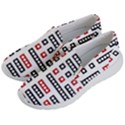 Geometric Sequence Print Pattern Design Women s Lightweight Slip Ons View2