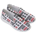 Geometric Sequence Print Pattern Design Women s Lightweight Slip Ons View3