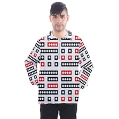 Geometric Sequence Print Pattern Design Men s Half Zip Pullover by dflcprintsclothing