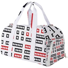 Geometric Sequence Print Pattern Design Burner Gym Duffel Bag