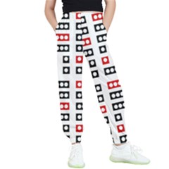 Geometric Sequence Print Pattern Design Kids  Elastic Waist Pants