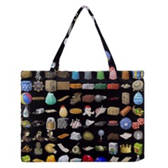 Glitch Glitchen Misc One Zipper Medium Tote Bag