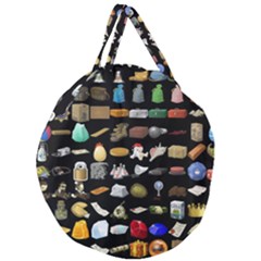 Glitch Glitchen Misc One Giant Round Zipper Tote by WetdryvacsLair