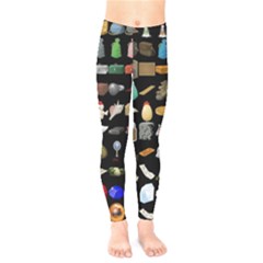 Glitch Glitchen Misc One Kids  Leggings by WetdryvacsLair