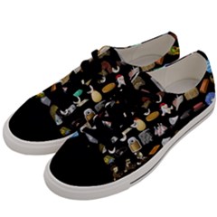 Glitch Glitchen Misc One Men s Low Top Canvas Sneakers by WetdryvacsLair