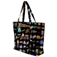 Glitch Glitchen Misc One Zip Up Canvas Bag by WetdryvacsLair