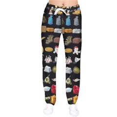 Glitch Glitchen Misc One Women Velvet Drawstring Pants by WetdryvacsLair