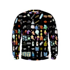 Glitch Glitchen Misc Two Kids  Sweatshirt