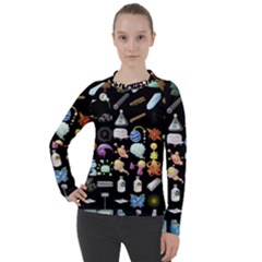 Glitch Glitchen Misc Two Women s Pique Long Sleeve Tee