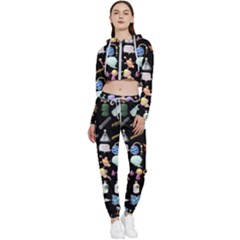 Glitch Glitchen Misc Two Cropped Zip Up Lounge Set by WetdryvacsLair