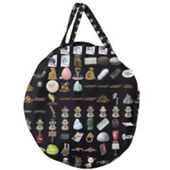 Glitch Glitchen Misc Three Giant Round Zipper Tote by WetdryvacsLair