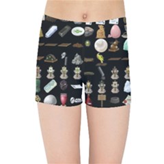 Glitch Glitchen Misc Three Kids  Sports Shorts by WetdryvacsLair